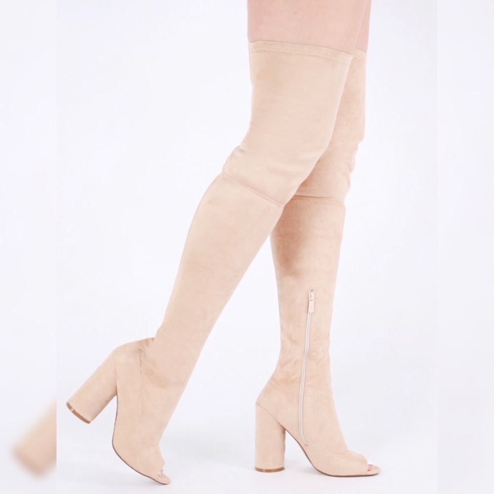 Peetoe Boots In Nude